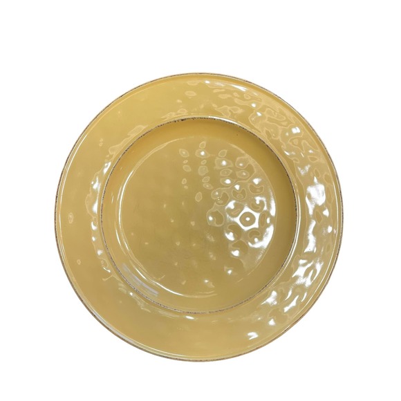 Pier One 1 Martillo Mango Stoneware Plates‎ Set Of 4 Dimpled Ceramic Size 10.5" - Picture 3 of 6